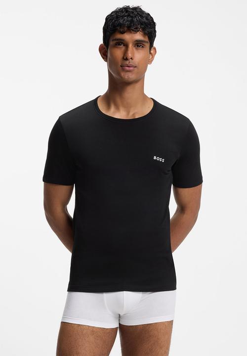 BOSS - TShirt RN 3P Classic - Black / White / Beige
