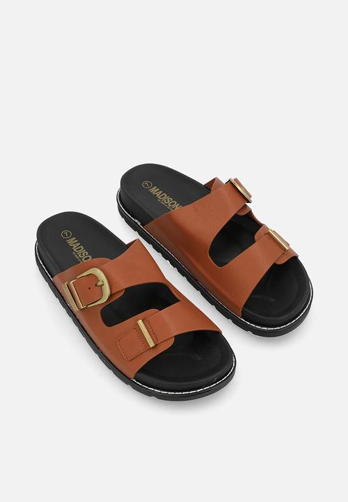 Madison® - Moss two strap slide - tan