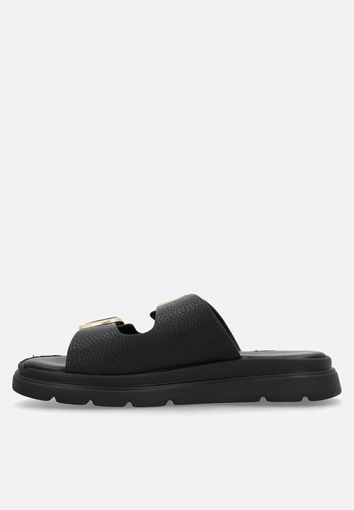 Madison® - Becka two strap slide - black