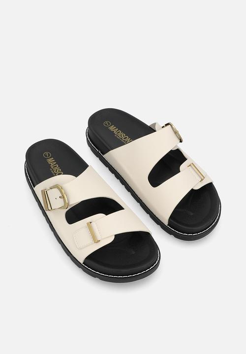 Madison® - Moss two strap slide - off white