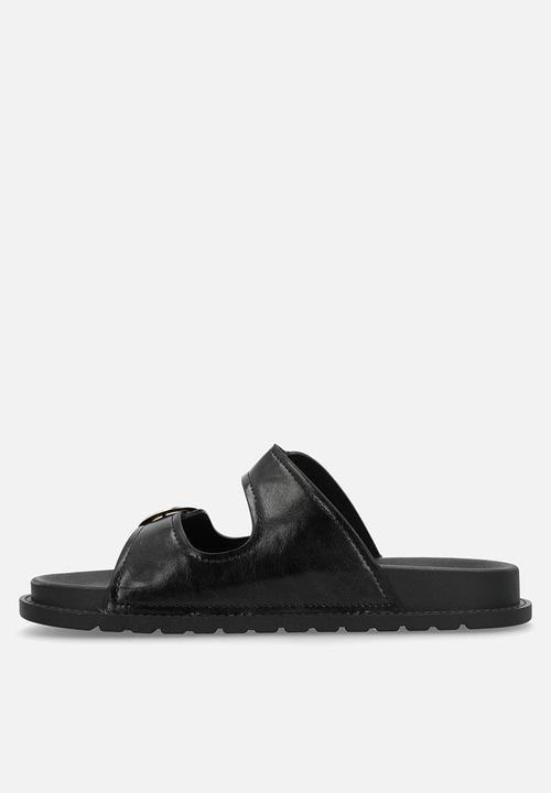 Madison® - Barbara two strap slide - black