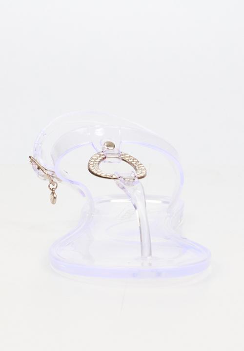 Viabeach - Birdy 1 diamante trim jelly sandal - clear