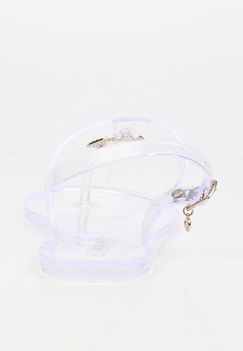 Viabeach - Birdy 1 diamante trim jelly sandal - clear