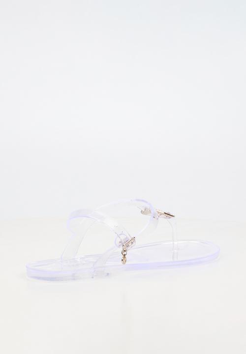 Viabeach - Birdy 1 diamante trim jelly sandal - clear