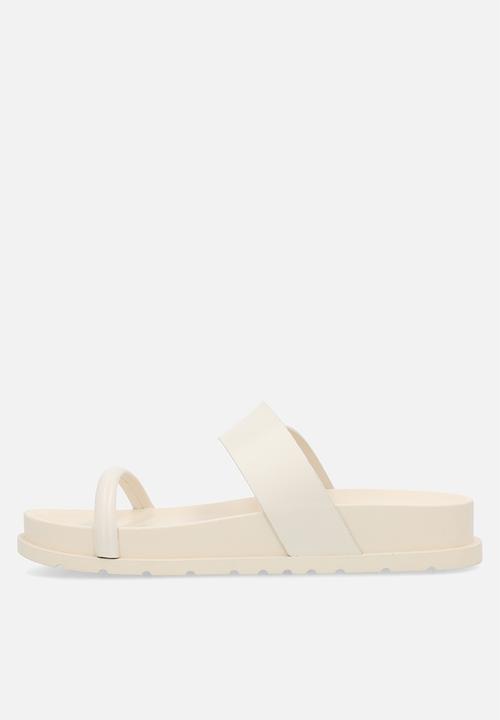 Madison® - Lily two strap slide - off white
