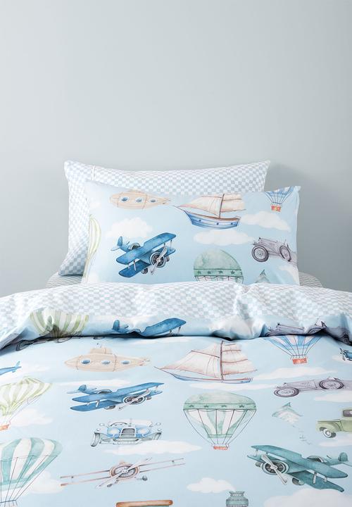Linen House - Jetset Journey Duvet Cover Set - Blue