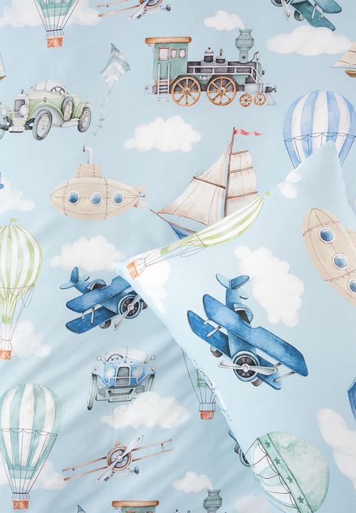 Linen House - Jetset Journey Duvet Cover Set - Blue