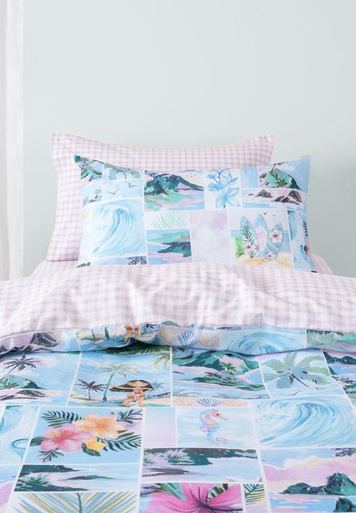 Linen House - Palm Paradise Duvet Cover Set - Multi