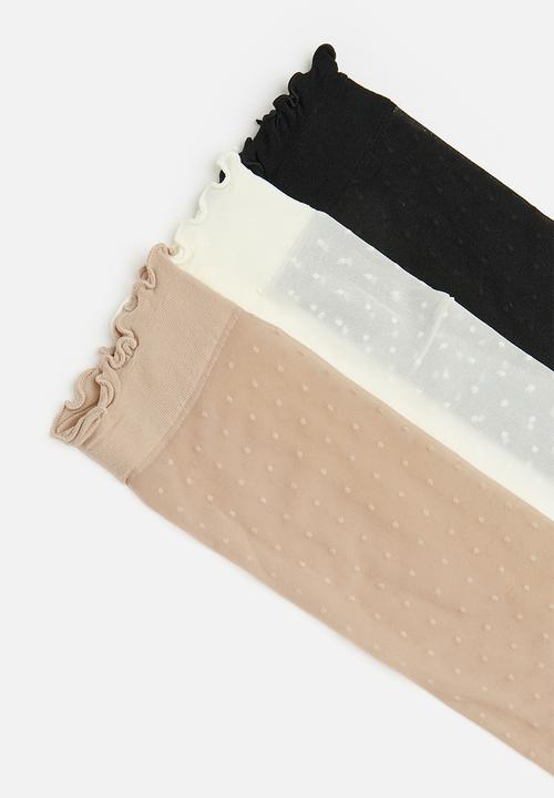 Tessa Design - 3 Pack polka dot sheet socks-multi