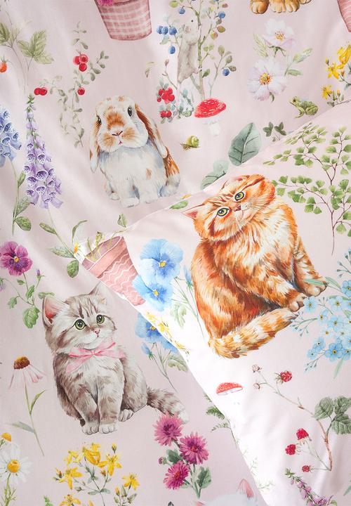 Linen House - Woodland Whiskers Duvet Cover Set - Pink
