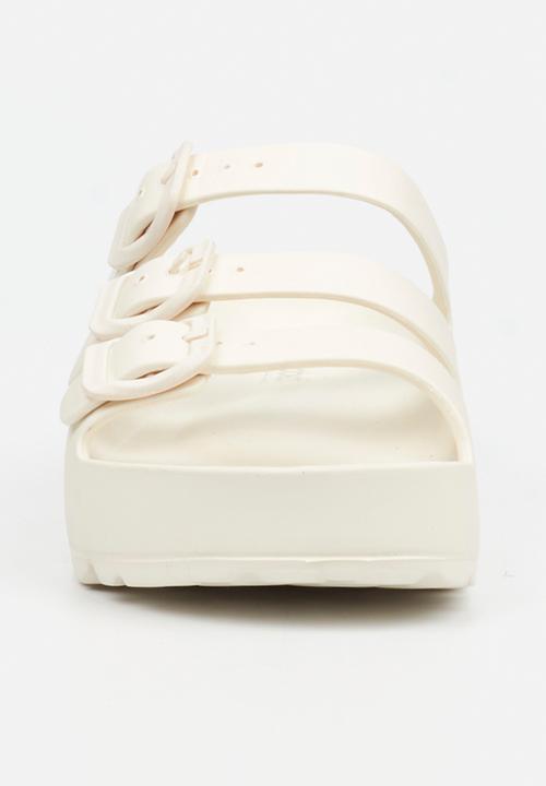 Viabeach - Myla 1 triple buckle sandal - beige