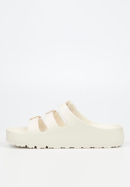 Viabeach - Myla 1 triple buckle sandal - beige