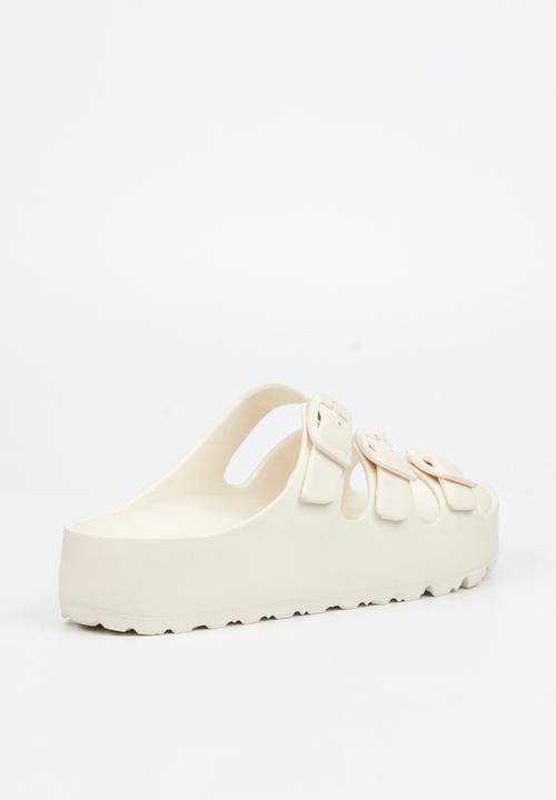 Viabeach - Myla 1 triple buckle sandal - beige