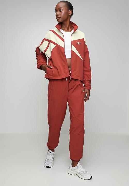 Reebok - Women's Icon Open Hem Tracktop - Heritage Red/Linen