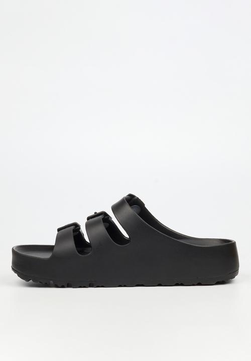 Viabeach - Myla 1 triple buckle sandal - black