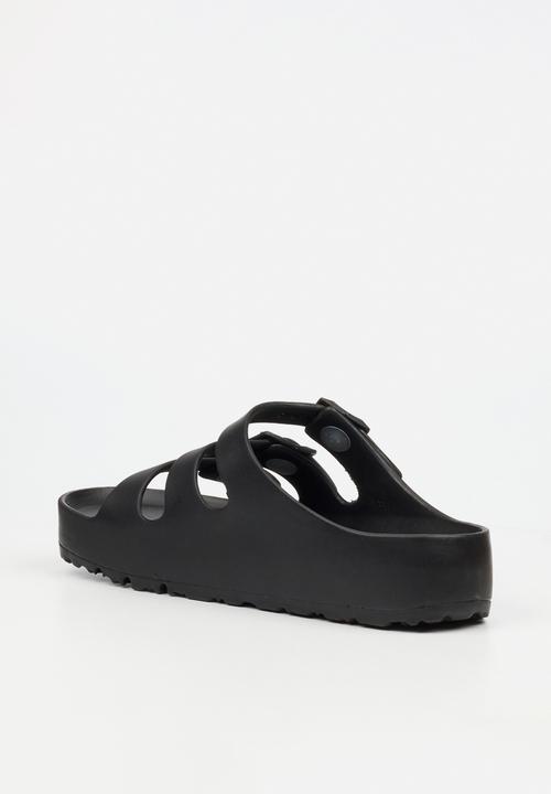 Viabeach - Myla 1 triple buckle sandal - black