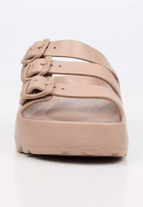 Viabeach - Myla 1 triple buckle sandal - natural