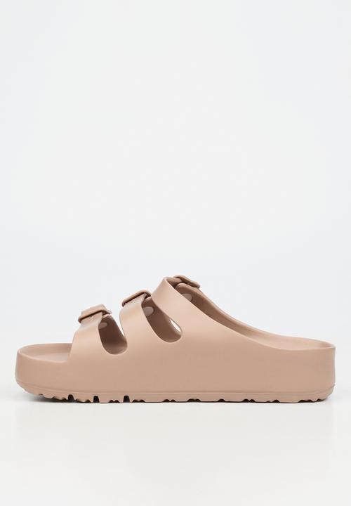 Viabeach - Myla 1 triple buckle sandal - natural