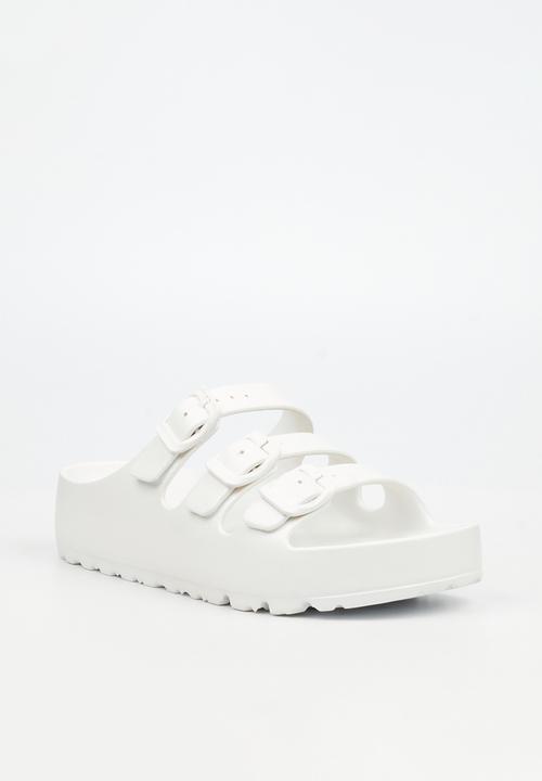 Viabeach - Myla 1 triple buckle sandal - white
