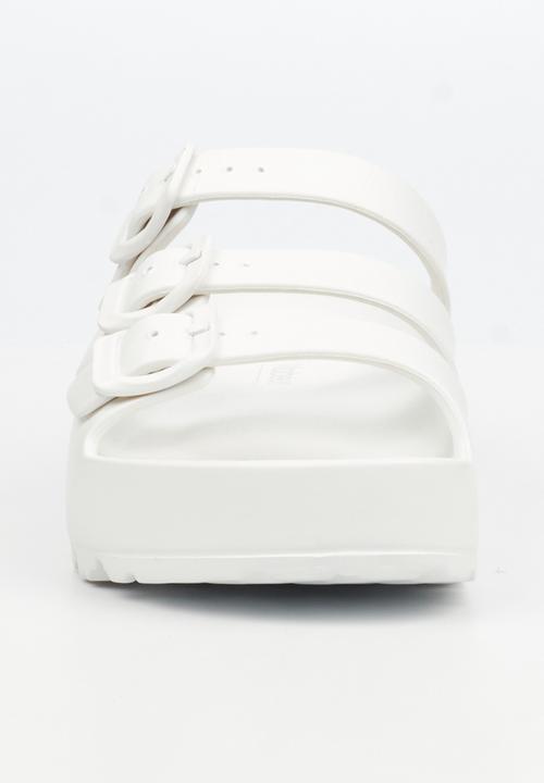 Viabeach - Myla 1 triple buckle sandal - white