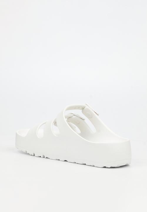 Viabeach - Myla 1 triple buckle sandal - white