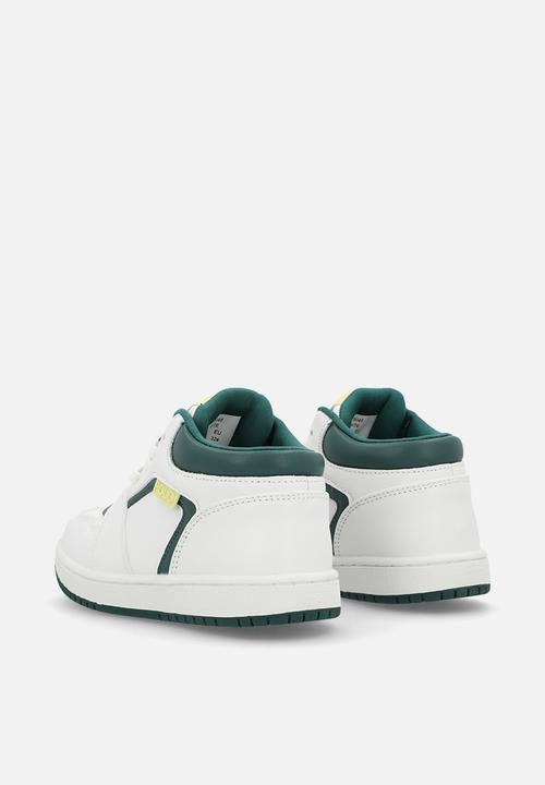 POLO - Boys Mixed Panelled  Sneaker  - White