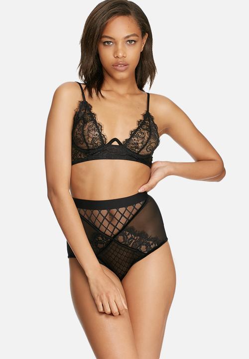 Glamorous - Underwire longline lace bralette