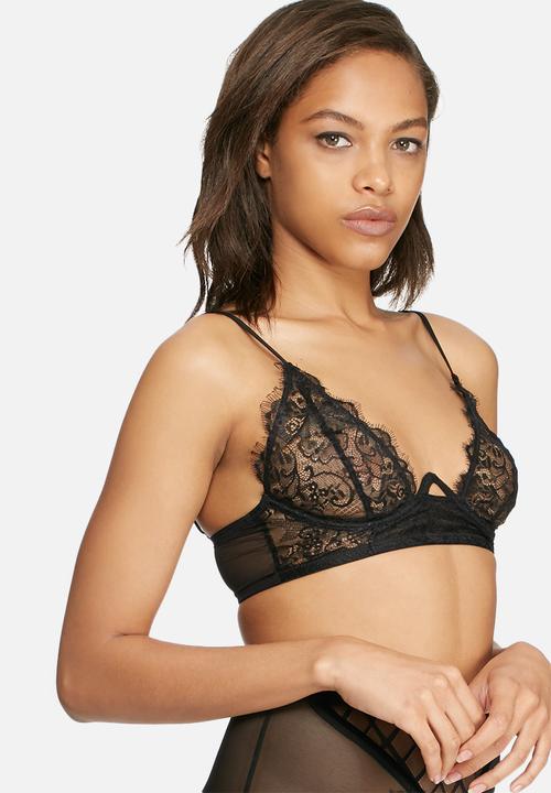 Glamorous - Underwire longline lace bralette