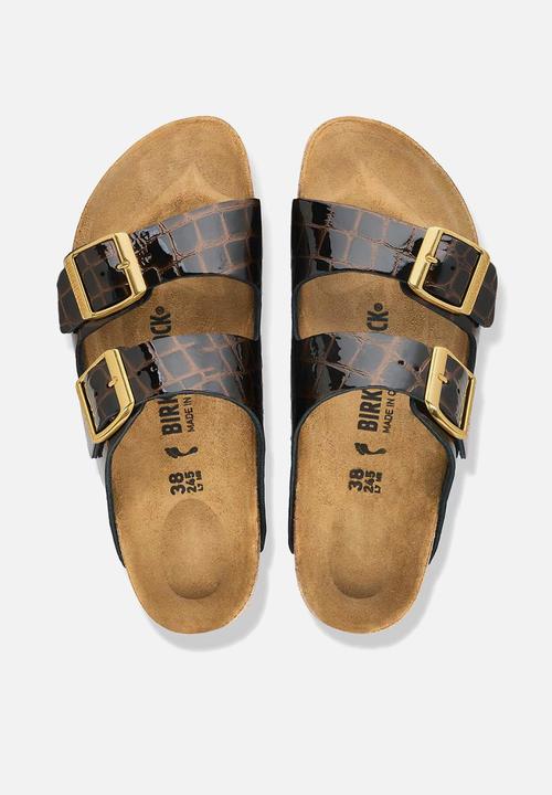 Birkenstock - Arizona LENA Emboss Animal Black