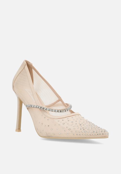 Be Mine - Vivian stiletto court heel - rose mesh