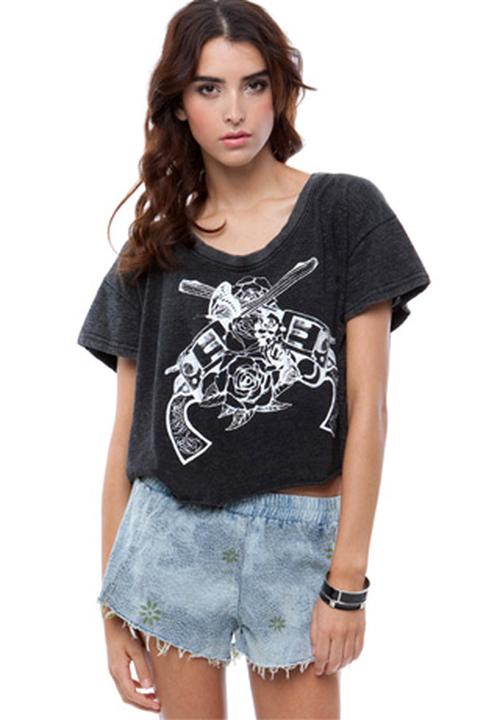MINKPINK Fashion - Crossfire Tee – Black