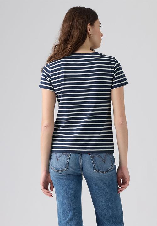 Levi’s® - Perfect Vneck - Emily Stripe Navy Blazer Jersey