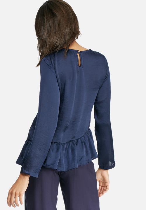 dailyfriday - Asymmetric peplum blouse
