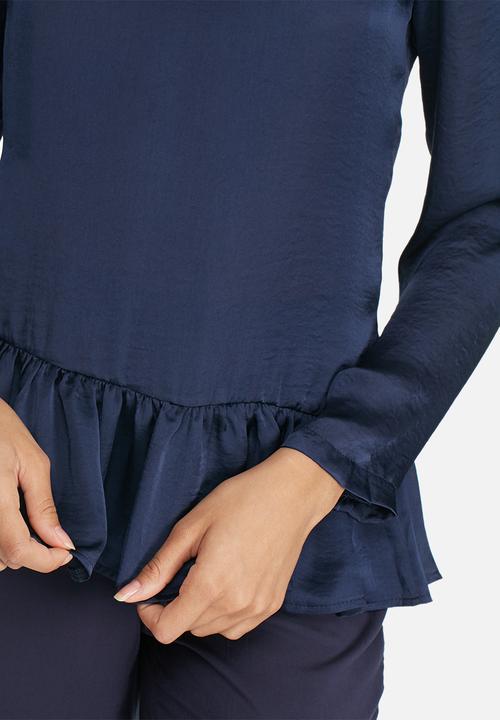 dailyfriday - Asymmetric peplum blouse