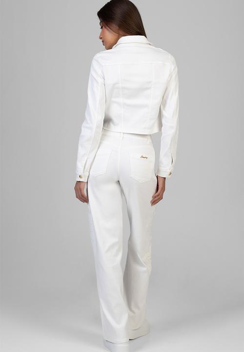 SISSY BOY - Nadine Wide Leg Jeans - White