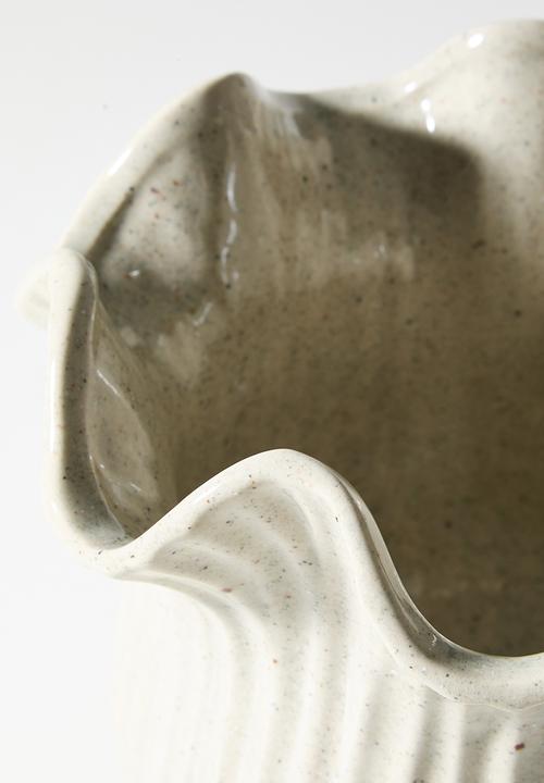 Sixth Floor - Stoneware Bud Vase/Plnter - Natural