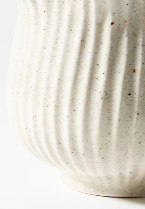 Sixth Floor - Stoneware Bud Vase/Plnter - Natural
