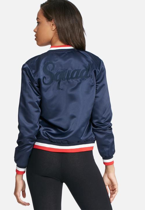 ONLY - Squad embroidery bomber jacket