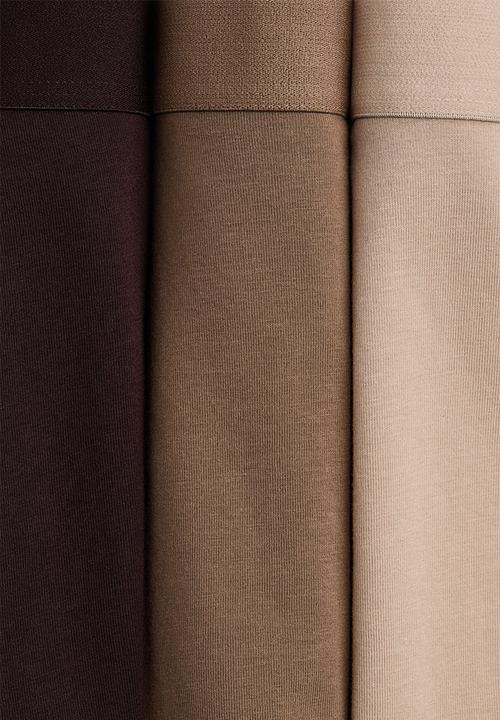 H&M - 3-Pack short trunks with lycra® - beige/brown