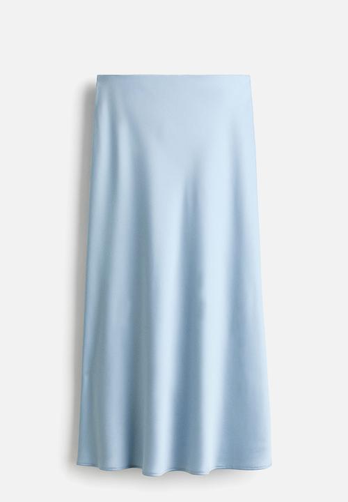 H&M - Midi skirt - light blue
