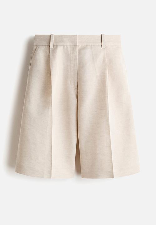 H&M - Bermuda shorts - light beige
