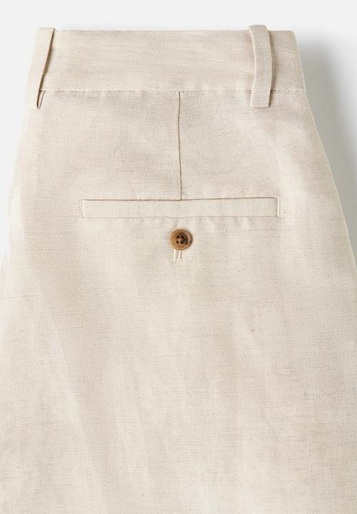 H&M - Bermuda shorts - light beige