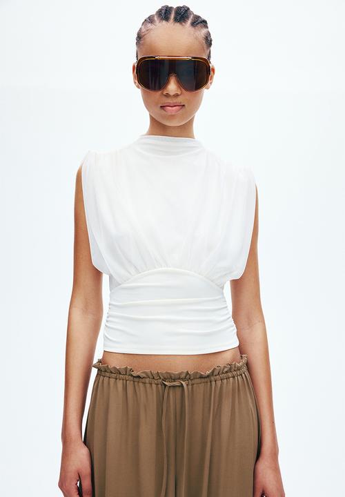 H&M - Jersey balloon trousers - olive green