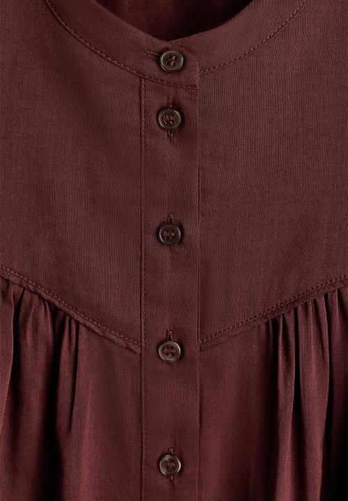 H&M - Oversized blouse - dark rust brown