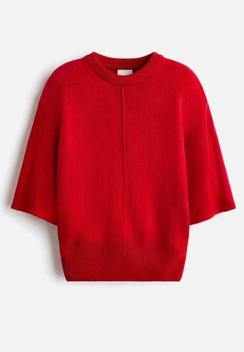H&M - Knitted top - red