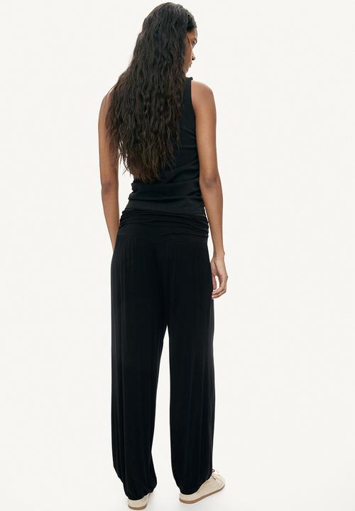 H&M - Viscose balloon trousers - black