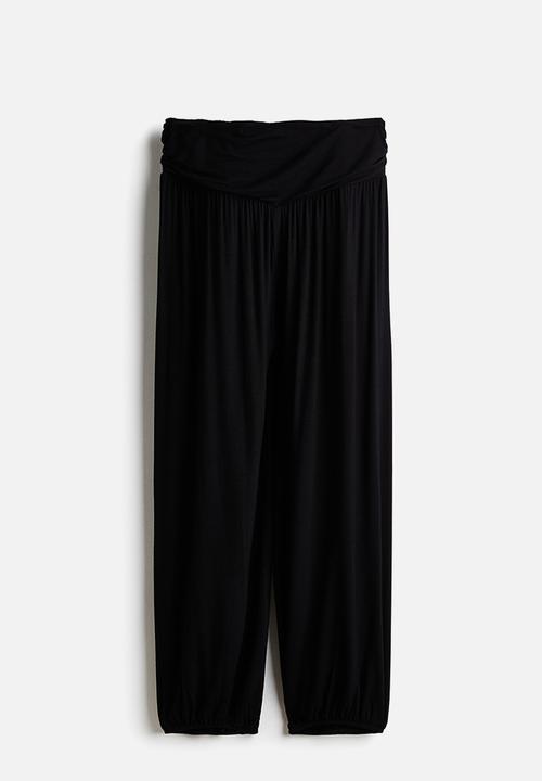 H&M - Viscose balloon trousers - black