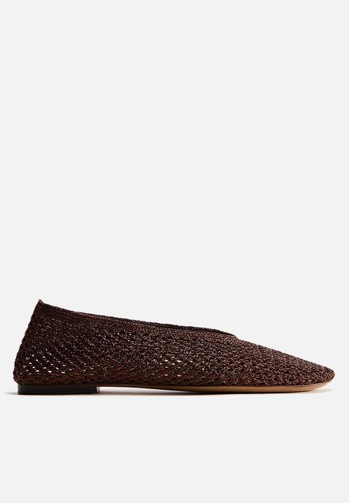 H&M - Braided ballet flats - dark brown