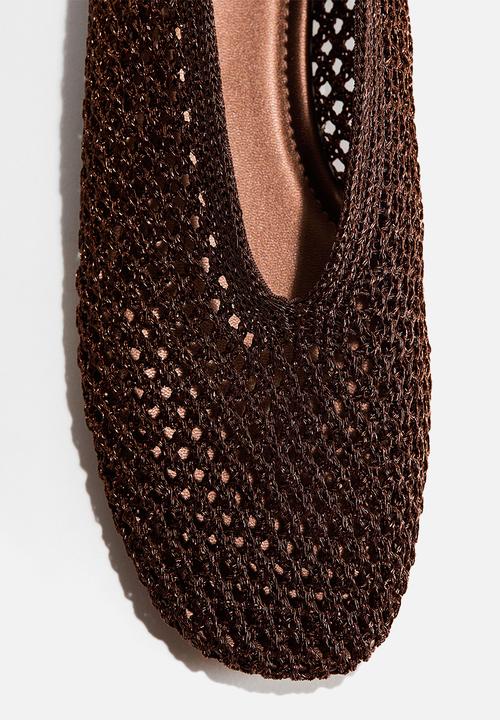 H&M - Braided ballet flats - dark brown
