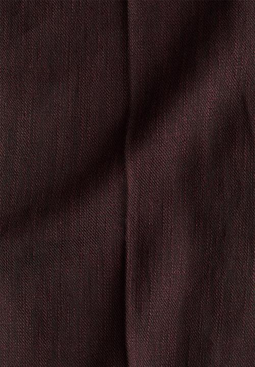H&M - Linen-blend tailored trousers - dark brown